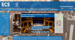 Desktop Screenshot of ecetravel.com